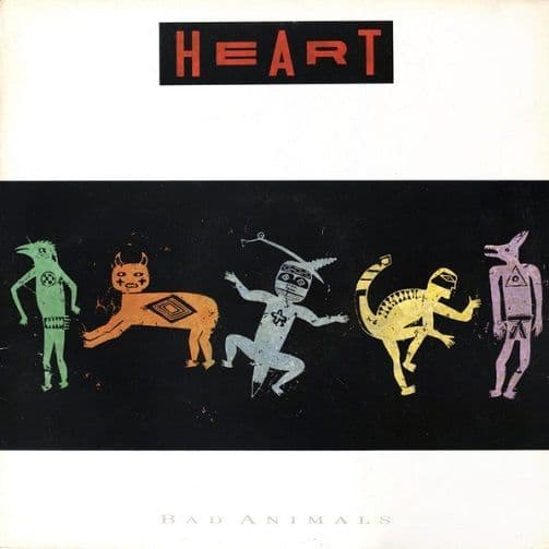 HEART Bad Animals Vinyl Record LP Capitol 1987
