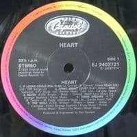 HEART Heart Vinyl Record LP Capitol 1985