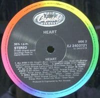 HEART Heart Vinyl Record LP Capitol 1985