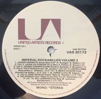 Imperial Rockabillies Volume Two Vinyl Record LP United Artists 1979
