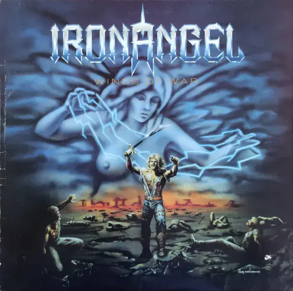 IRON ANGEL Winds Of War Vinyl Record LP Banzai 1986 Scarce Canadian Pressing SNB Mastered