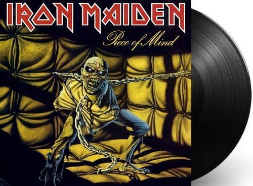 IRON MAIDEN Piece Of Mind Vinyl Record LP EMI 1984