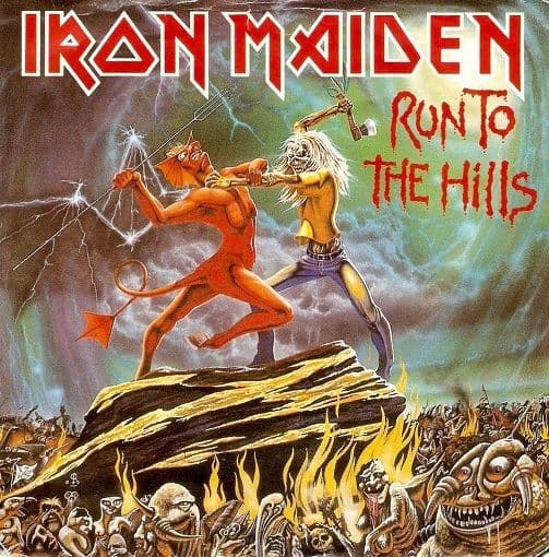 IRON MAIDEN Run To The Hills Vinyl Record 7 Inch EMI 1982