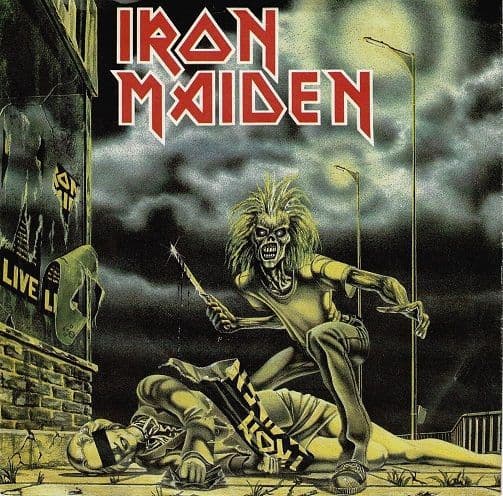 IRON MAIDEN Sanctuary Vinyl Record 7 Inch EMI 1980 A Label Demo Pressing Single Censored Pic Sleeve
