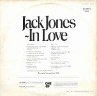 JACK JONES In Love Vinyl Record LP One-Up