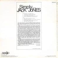 JACK JONES Simply.... Jack Jones Vinyl Record LP Coral 1972