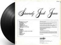 JACK JONES Sincerely Vinyl Record LP Coral 1973