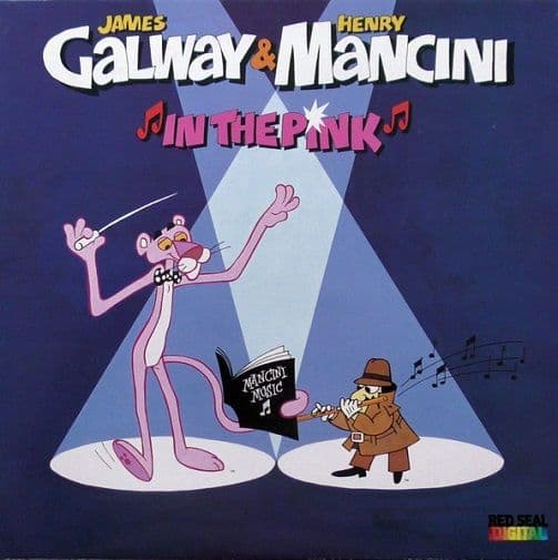 JAMES GALWAY & HENRY MANCINI In The Pink Vinyl Record LP RCA Red Seal 1984
