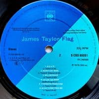 JAMES TAYLOR Flag Vinyl Record LP CBS 1979