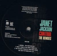 JANET JACKSON Control - The Remixes Vinyl Record LP A&M 1987