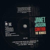 JANET JACKSON Control - The Remixes Vinyl Record LP A&M 1987
