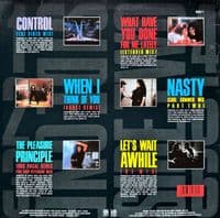 JANET JACKSON Control - The Remixes Vinyl Record LP A&M 1987