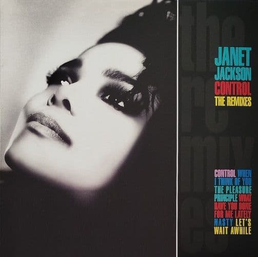 JANET JACKSON Control - The Remixes Vinyl Record LP A&M 1987