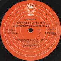 JEFF BECK WITH THE JAN HAMMER GROUP Live Vinyl Record LP Epic 1977