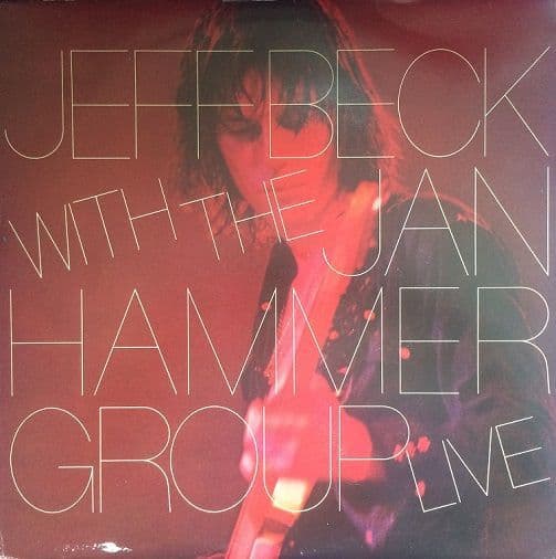 JEFF BECK WITH THE JAN HAMMER GROUP Live Vinyl Record LP Epic 1977