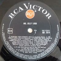 JELLY ROLL MORTON Mr. Jelly Lord Vinyl Record LP RCA Victor 1968