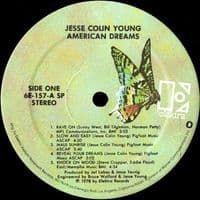 JESSE COLIN YOUNG American Dreams Vinyl Record LP US Elektra 1978
