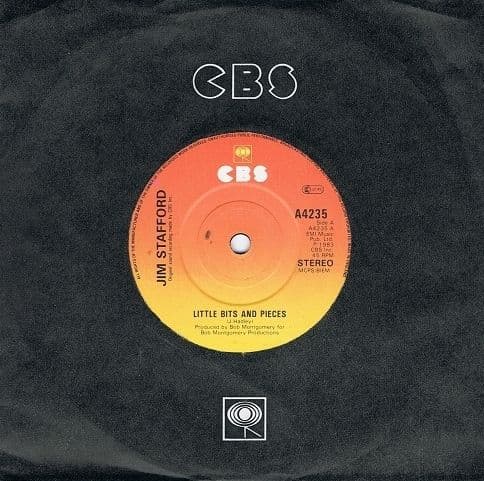 JIM STAFFORD Little Bits And Pieces 7" Single Vinyl Record 45rpm CBS 1983