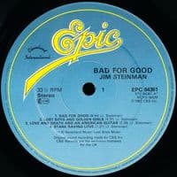 JIM STEINMAN Bad For Good Vinyl Record LP Epic 1981