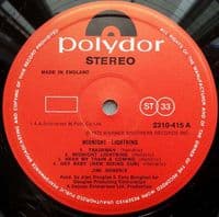 JIMI HENDRIX Midnight Lightning Vinyl Record LP Polydor 1975