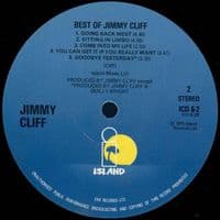 JIMMY CLIFF The Best Of Jimmy Cliff Vinyl Record LP Island