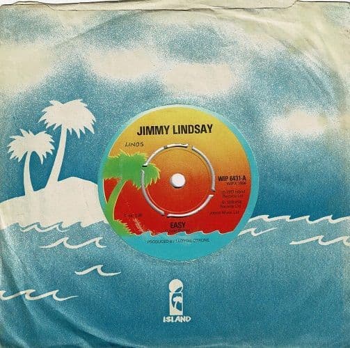 JIMMY LINDSAY Easy Vinyl Record 7 Inch Island 1978