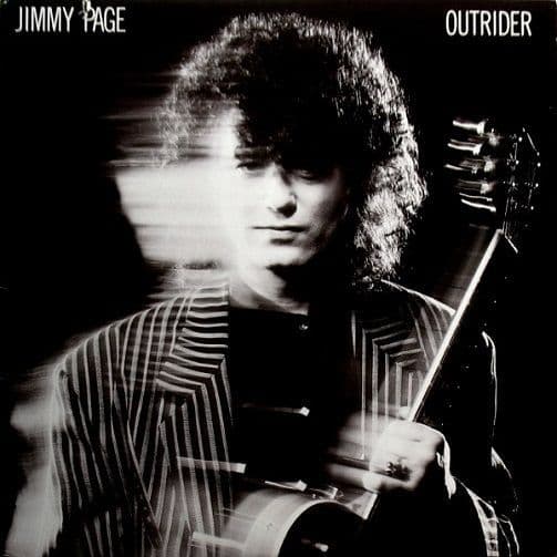 JIMMY PAGE Outrider Vinyl Record LP US Geffen 1988