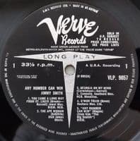 JIMMY SMITH Any Number Can Win Vinyl Record LP Verve 1963
