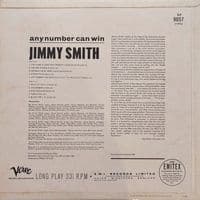 JIMMY SMITH Any Number Can Win Vinyl Record LP Verve 1963