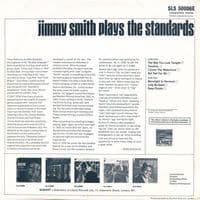 JIMMY SMITH Jimmy Smith Plays The Standards Vinyl Record LP Sunset 1968