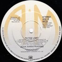 JOAN ARMATRADING To The Limit Vinyl Record LP A&M 1978