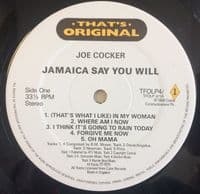 JOE COCKER Jamaica Say You Will / Cocker Happy Vinyl Record LP Castle Communications 1988