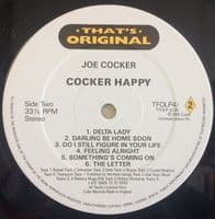 JOE COCKER Jamaica Say You Will / Cocker Happy Vinyl Record LP Castle Communications 1988