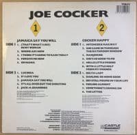 JOE COCKER Jamaica Say You Will / Cocker Happy Vinyl Record LP Castle Communications 1988