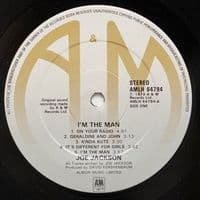 JOE JACKSON I'm The Man Vinyl Record LP A&M 1979