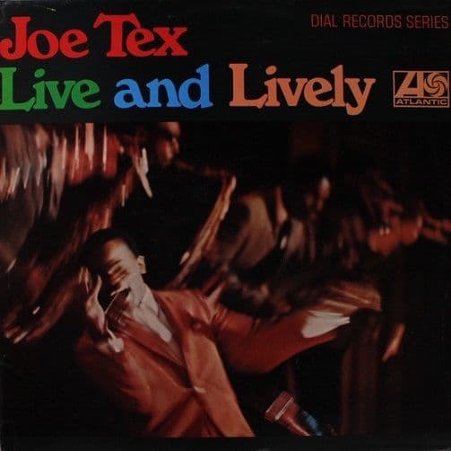 JOE TEX Live And Lively Vinyl Record LP Atlantic 1968