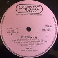JOHN KAY My Sportin' Life Vinyl Record LP Probe 1973