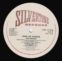 JOHN LEE HOOKER The Healer Vinyl Record LP Silvertone 1989