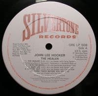 JOHN LEE HOOKER The Healer Vinyl Record LP Silvertone 1989.