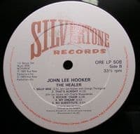 JOHN LEE HOOKER The Healer Vinyl Record LP Silvertone 1989.