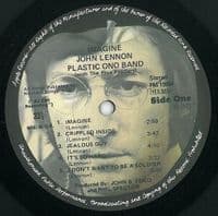 JOHN LENNON Imagine Vinyl Record LP Apple.