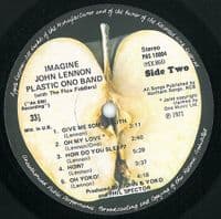 JOHN LENNON Imagine Vinyl Record LP Apple.