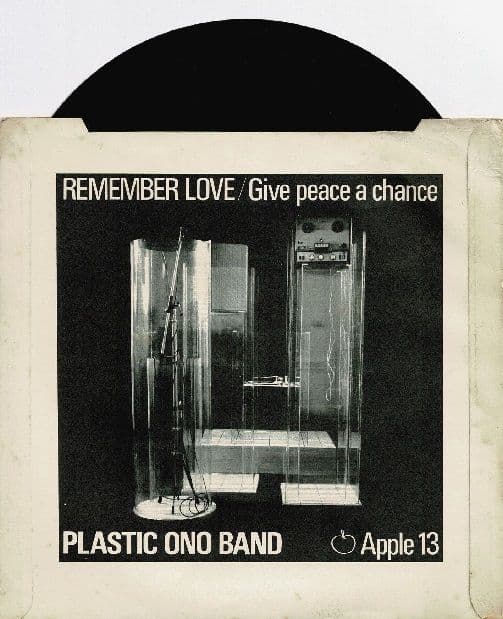 JOHN LENNON PLASTIC ONO BAND Give Peace A Chance Vinyl Record 7
