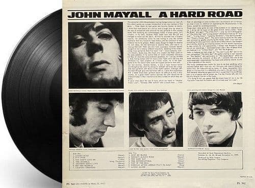 JOHN MAYALL & THE BLUESBREAKERS A Hard Road Vinyl Record LP US