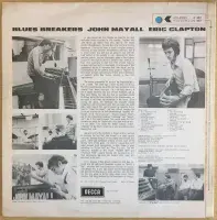 JOHN MAYALL WITH ERIC CLAPTON Blues Breakers Vinyl Record LP Decca 1969 Original UK Stereo 1st Press