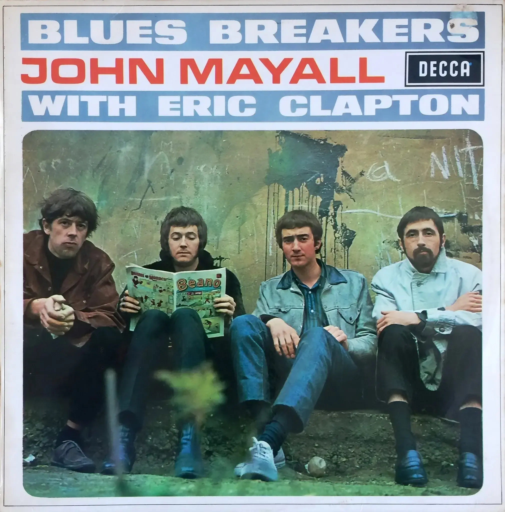 JOHN MAYALL WITH ERIC CLAPTON Blues Breakers Vinyl Record LP Decca