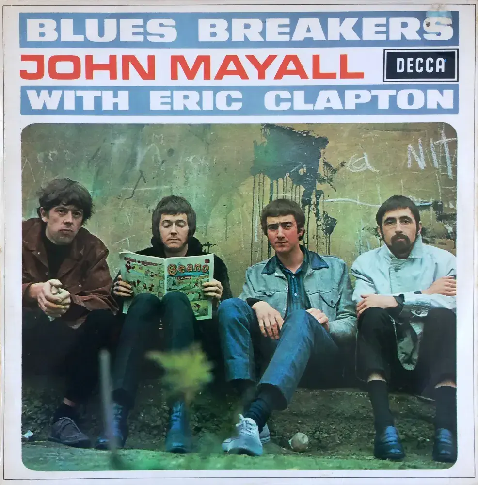 JOHN MAYALL WITH ERIC CLAPTON Blues Breakers Vinyl Record LP Decca 1969 Original UK Stereo 1st Press