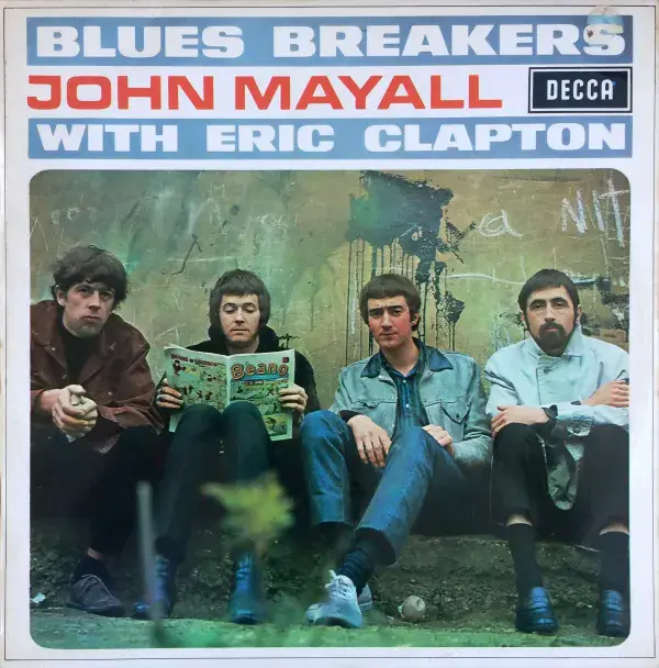 JOHN MAYALL WITH ERIC CLAPTON Blues Breakers Vinyl Record LP Decca 1969 Original UK Stereo 1st Press