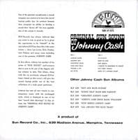 JOHNNY CASH Original Sun Sound Of Johnny Cash Vinyl Record LP US Sun 1964