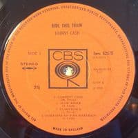 JOHNNY CASH Ride This Train Vinyl Record LP CBS